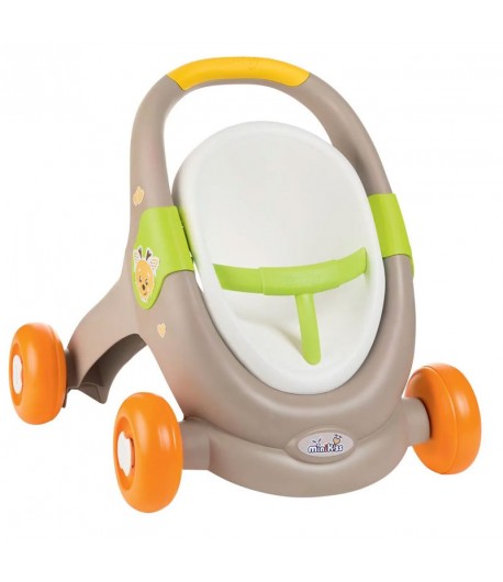 SMOBY - MINIKISS BABY WALKER 3EN1 ANIMAL